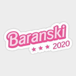 Baranski 2020 Barbie Style Campaign Sticker